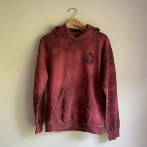 OBEY MAROON TIE DYE SWEATSHIRT